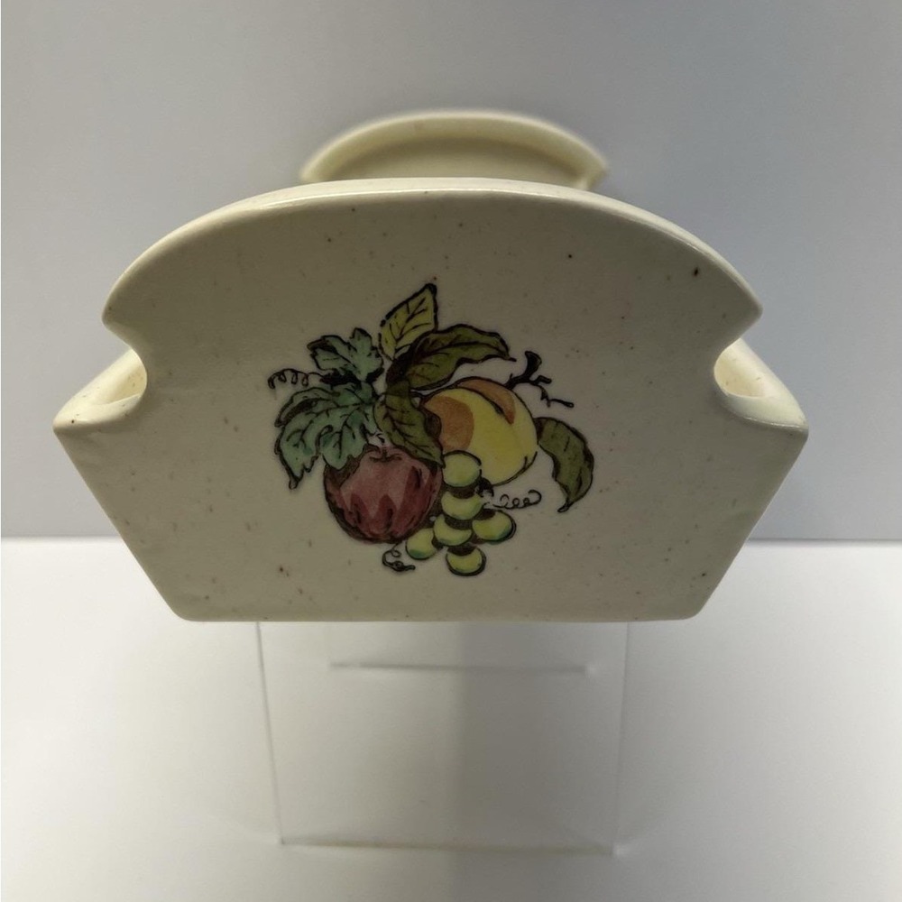 Metlox Poppytrail‎ Provincial Fruit Bread Tray Vintage 1960 EUC USA 8.25x4.5x4" - Picture 4 of 9